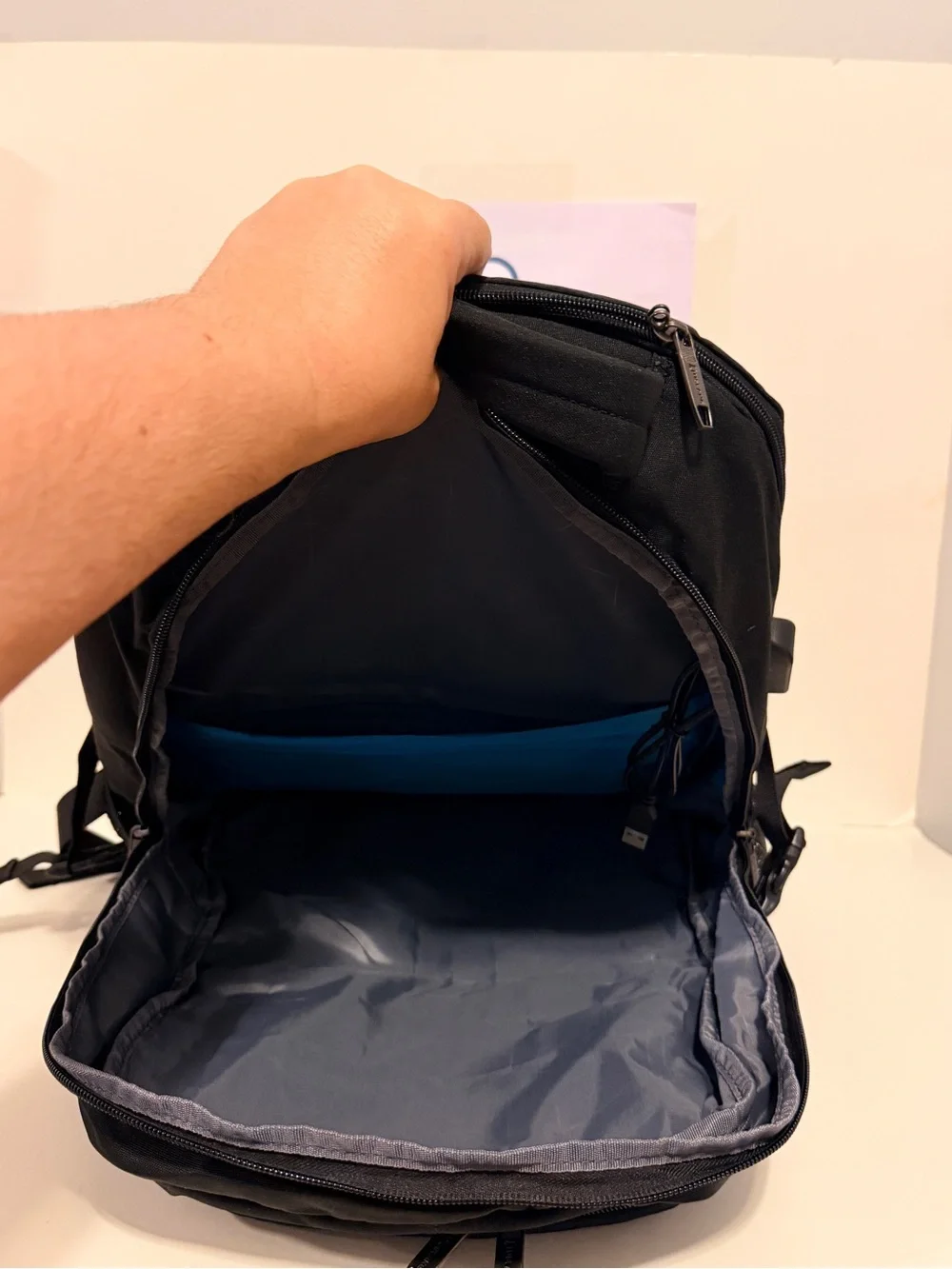 NWT Duslang Black Laptop Backpack
